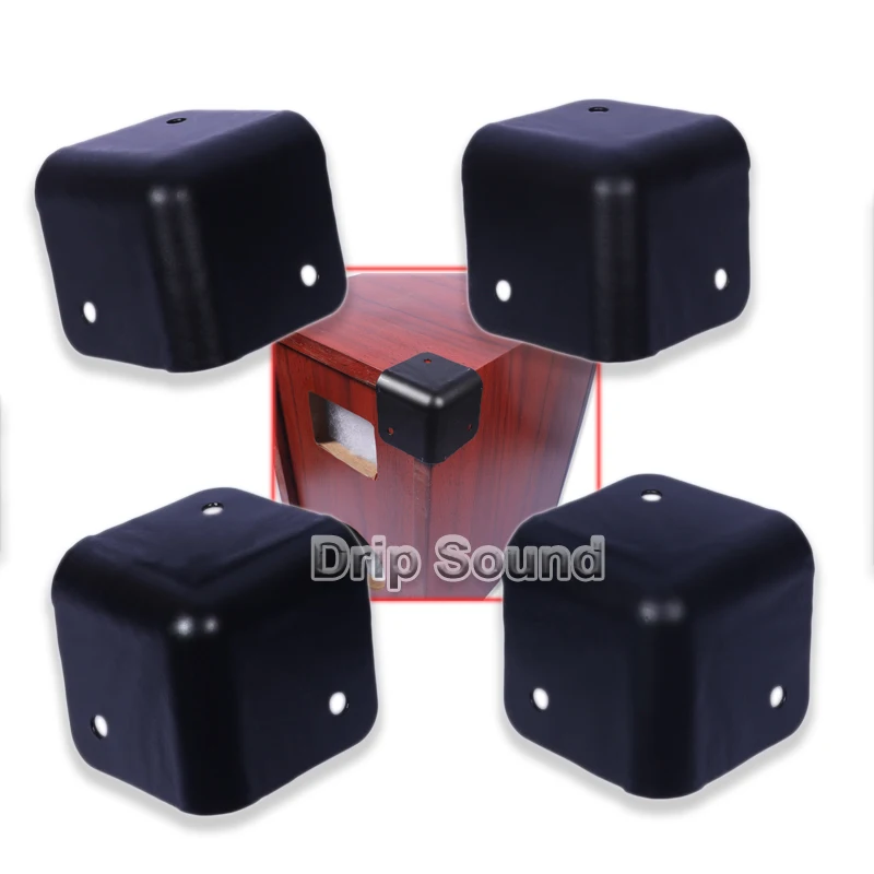 4pcs Metal Corner Protector Safe Decoration Right Angle Protection Cover for Loudspeaker Box Amplifier 45x45mm #2