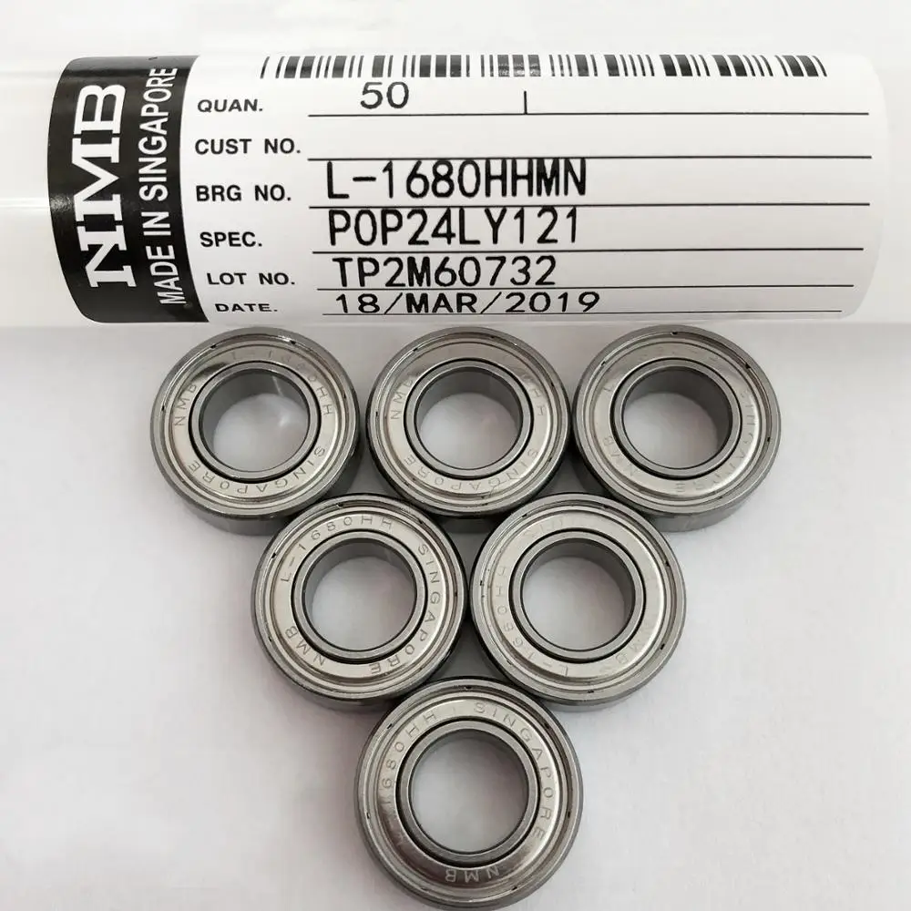 50 Stück hochwertige NMB-Lager 2x5x2,5 3x6x2,5 4x7x2,5 4x8x3 5x8x2,5 4x9x4 6x10x3 5x11x5 6x12x4mm für Nageldrucker und Angelrollen – Detail 2