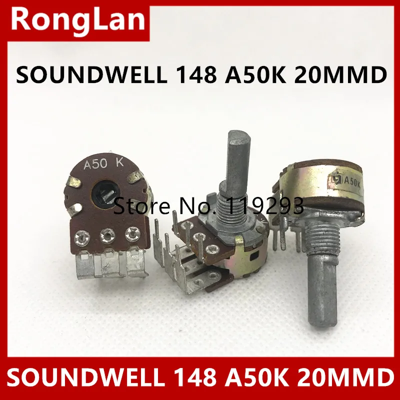 [BELLA]SOUNDWELL 148 pairs associated A50K Potentiometer wiring within the curved foot axis 20MMF--10PCS/LOT