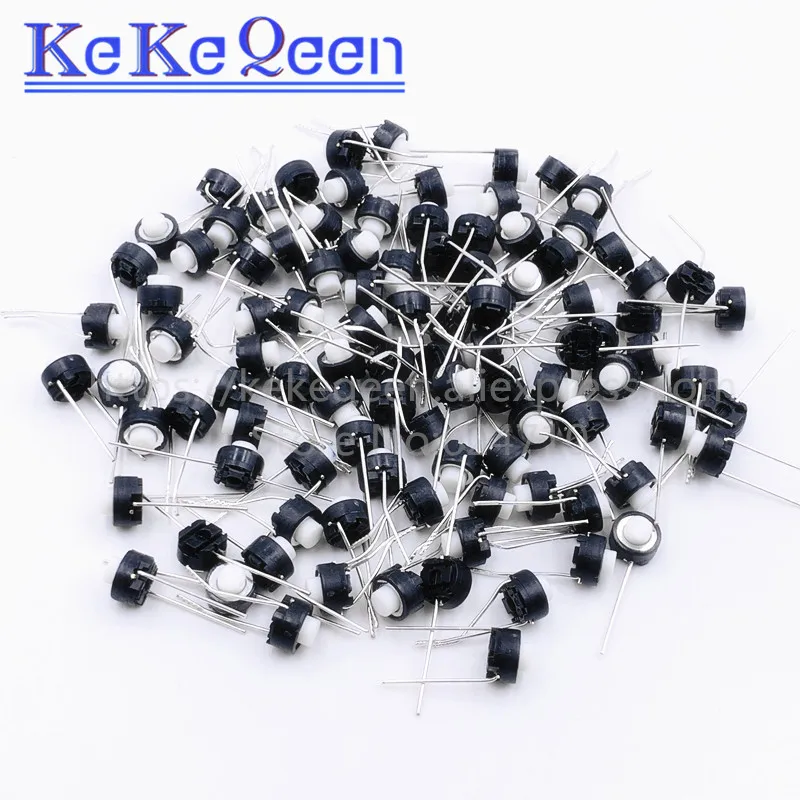 10pcs-50pcs SKRGAED010 ALPS Tact Switch White Black Touch Switch 6*6*4.3mm/6*6*5mm DIP Tactile Push Button Micro Switch