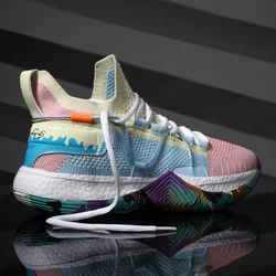 Hoge Kwaliteit Basketbal Schoenen Mannen Sneakers Licht Anti-Slip Schokabsorptie Mand Schoenen Vrouwen Multicolor Sportschoenen Trainer