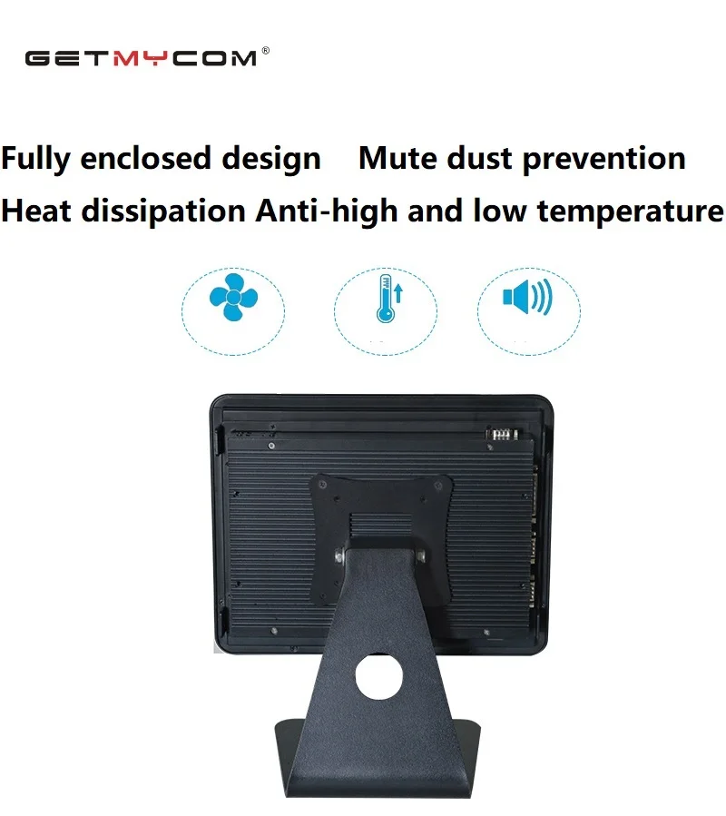 Getmycom 17 inch Industrial control touch screen integrated machine fully enclosed dustproof tablet computer embedded GetmE 17