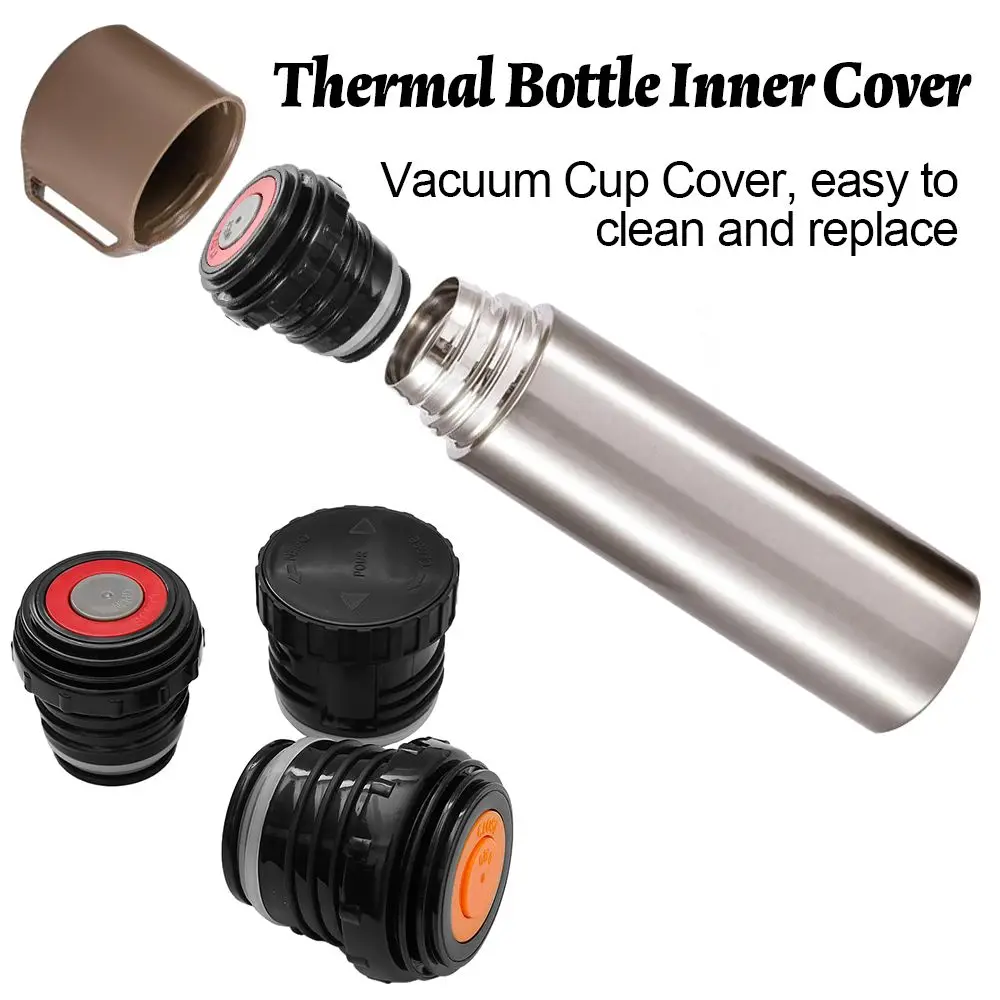 1Pc New Vacuum Bottle Cover Stopper Cup Lid plug Mug Stopper Lid Replacement for Outdoor Camping Travel