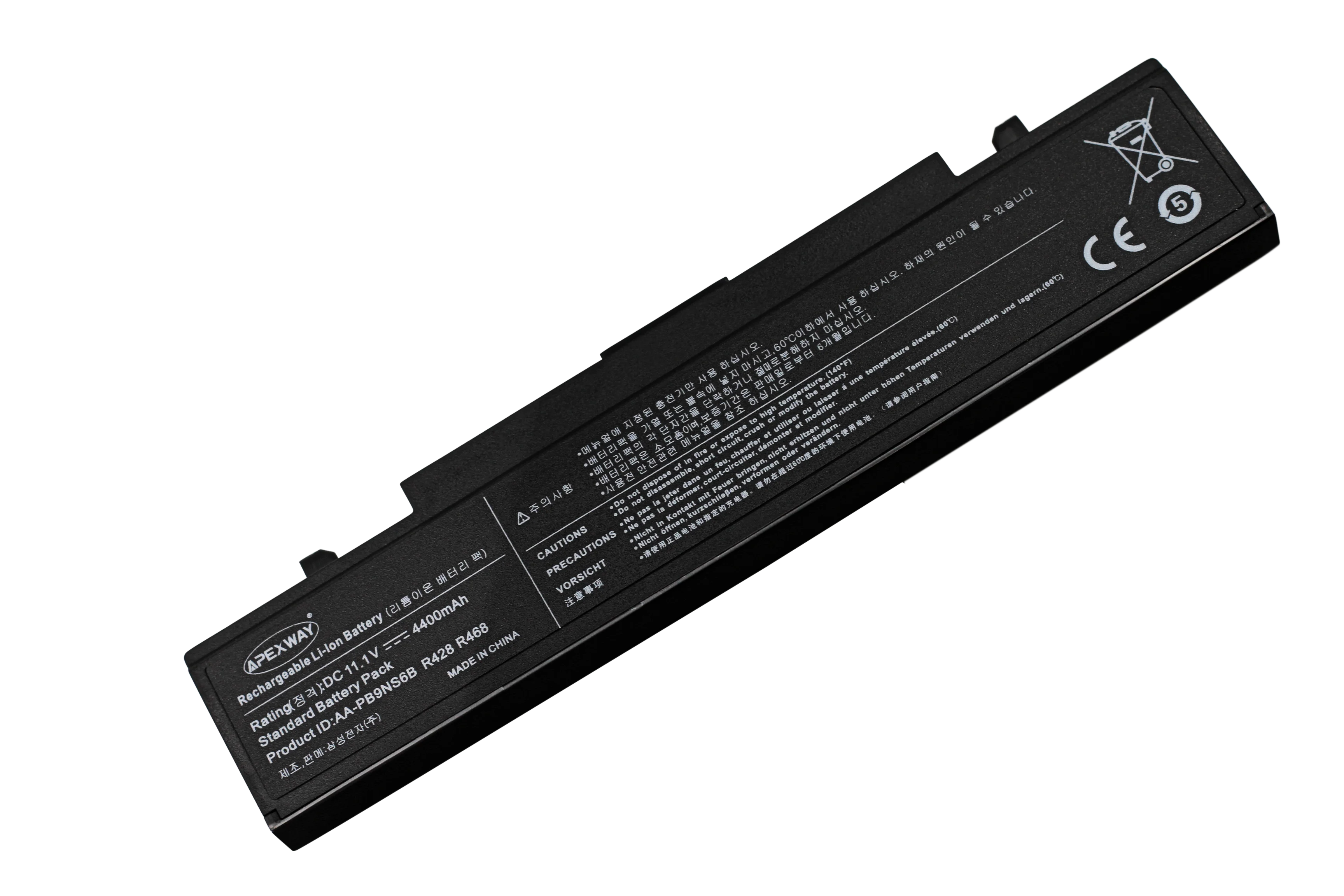 4400mAh 11.1V Laptop Battery for Samsung AA-PB9NC6B R428 R525 R430 Q320 R468 NP-Q320-AS03 NP-Q320-AS04 R429 NP-R519  AA-PB9NC5B