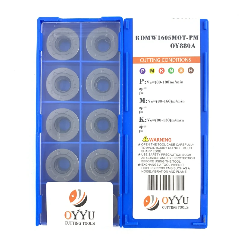BEYOND RDMW 1204 1605 RDMW1204MOT RDMW1605MOT-PM OY880A Insertos de Carburo RDMW1204 RDMW1605 Torno CNC Cortador para Acero Inoxidable
