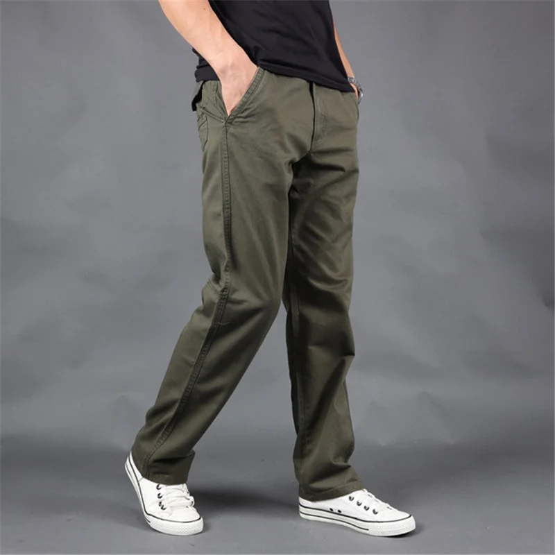 High Quality Men Casual Pants New Spring&Autumn Casual Trousers Straight Chinos Fashion Smart Pants Male Brand Trousers