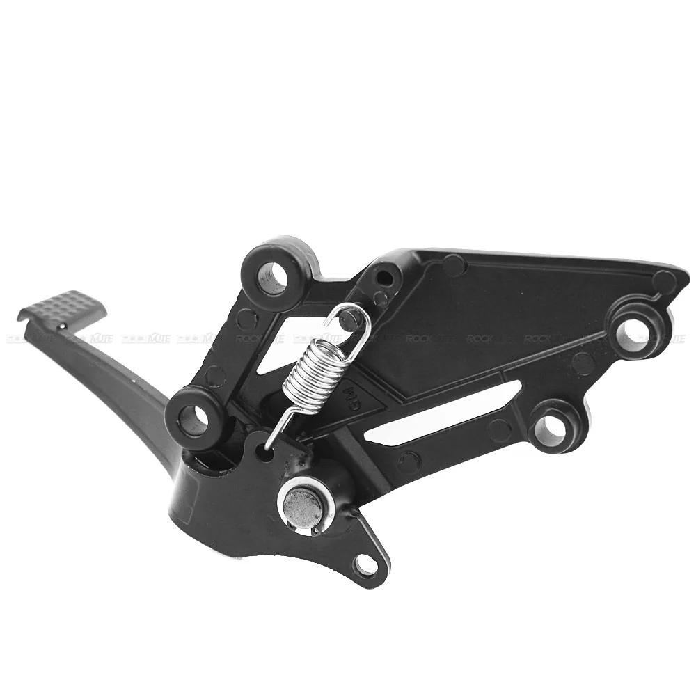 Front Footrest Foot Pegs Mount Bracket Right Foot Brake Pedal Lever For Kawasaki Z250 Z300 EX250R EX300 Ninja 250R 300 2013-2018