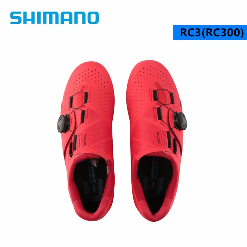 SHIMANO RC3 RC300 Glass Fiber Reinforced Nylon Bottom Road Bike Bicycle Self-locking Cycling ShoesLock Shoes