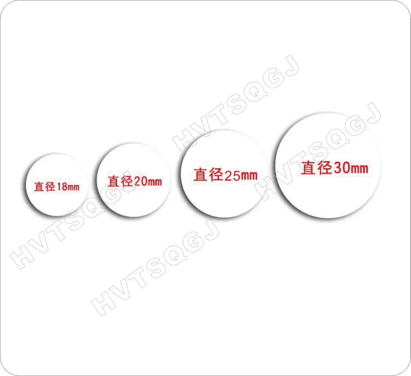 

Free shipping(100pcs)125Khz Rfid Tags Stickers PVC Waterproof EM/TK 4100 Smart Card sticker