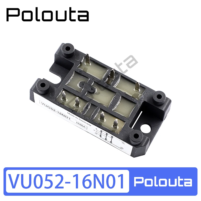 1 Pcs Polouta VU052-16N01 Three-phase Bridge Rectifier Module Electric Acoustic Components Kits Arduino Nano Integrated Circuit