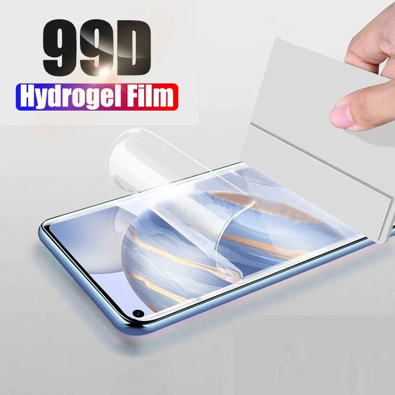 Full protective Film for realme xt x2 6 7 8 x50 pro GT Neo 5G screen protector Hydrogel Film for oppo A73 A5 A9 2020 A72 C3 c21