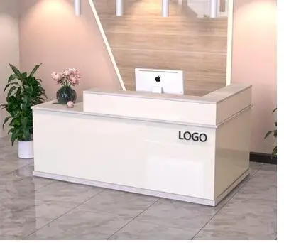 Company reception desk cashier counter commercial bar clothing store beauty salon small corner counter