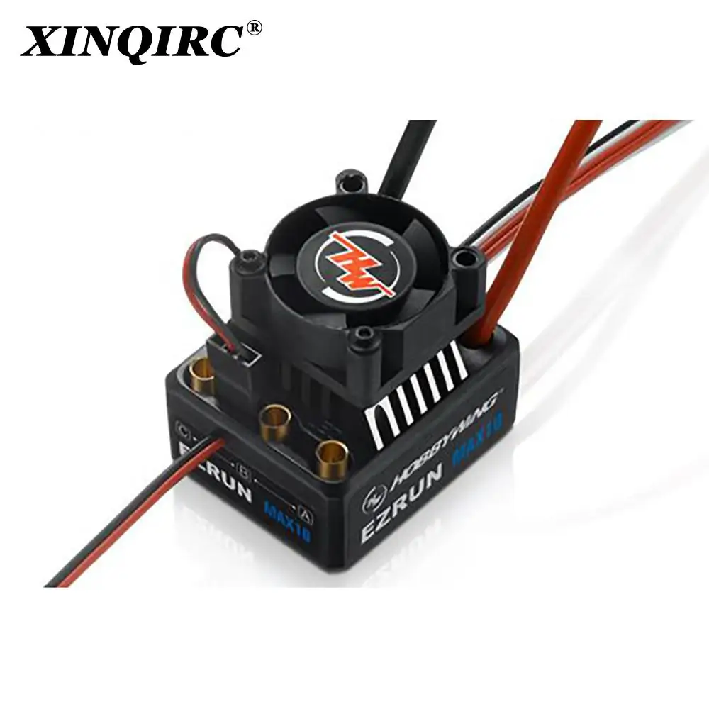 HobbyWing EzRun MAX10 60A Brushless Waterproof Electric Adjustment Suitable for 1/10 RC Remote Control Off road Vehicles