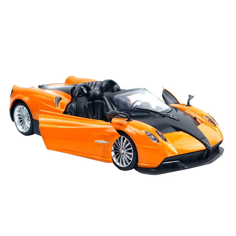 1:24 Diecast High Light Superfast Car Model Toys Pagani Huayra Roadster Metal Miniature Replica