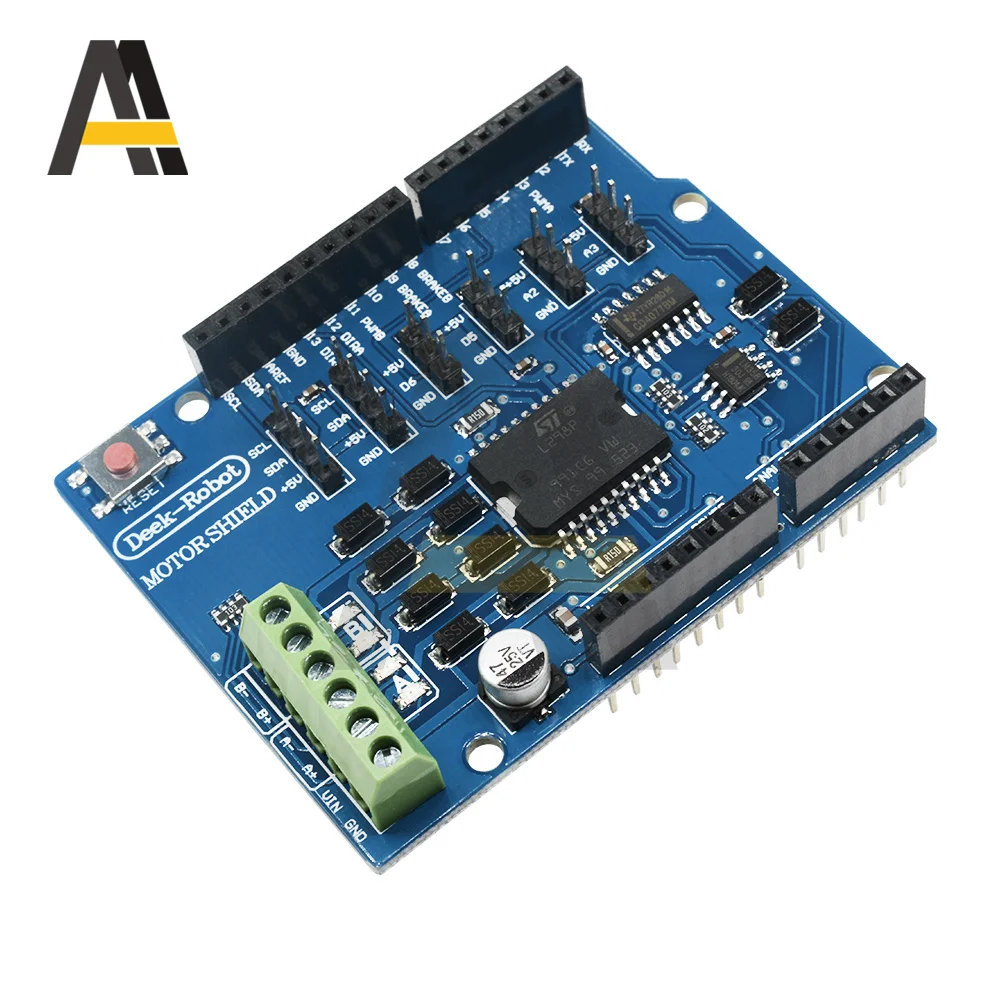 2 Way L298P L298 Shield R3 DC Motor Driver Shiled Board 5V 12V 2A Dual Full Bridge H-Bridge For Arduino Relay Module