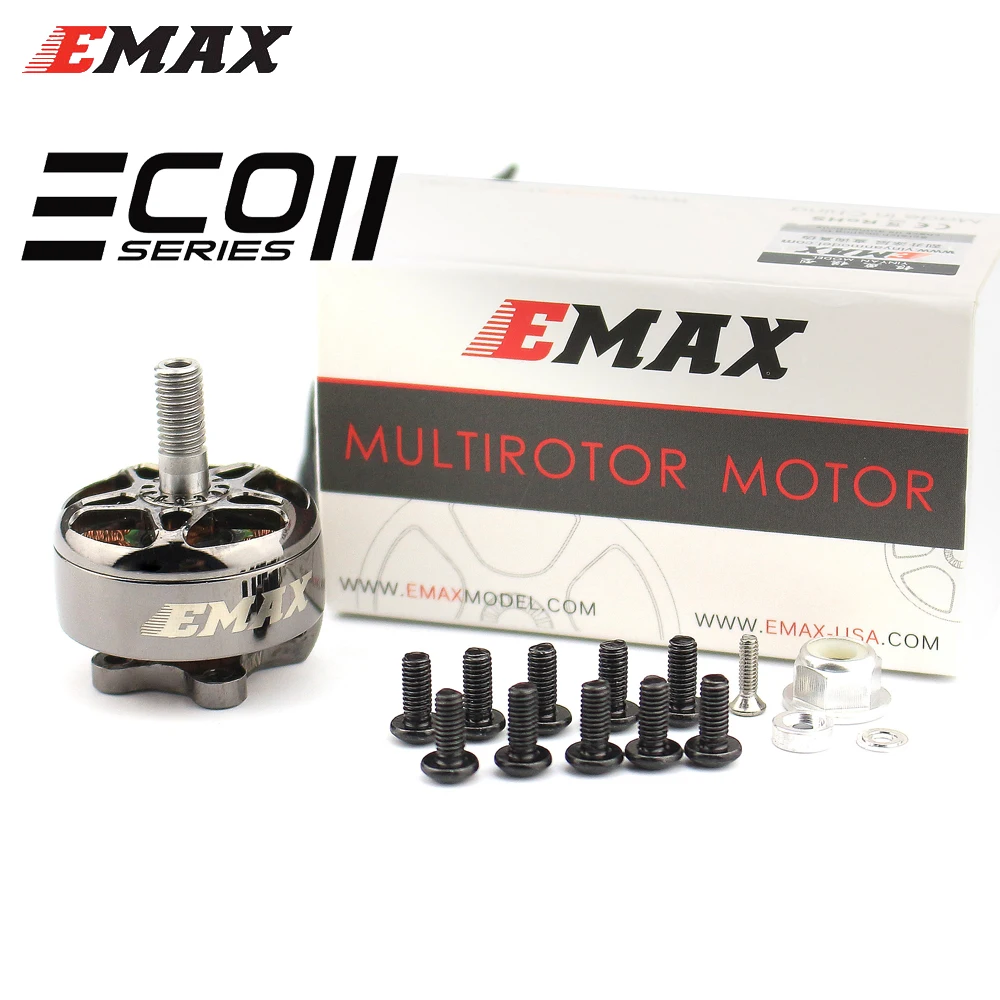 EMAX ECO II 2207 1700KV 1900KV 2400KV 3-6S CW bezszczotkowy silnik do RC FPV Racing Drone 4k Quadcopter zabawka