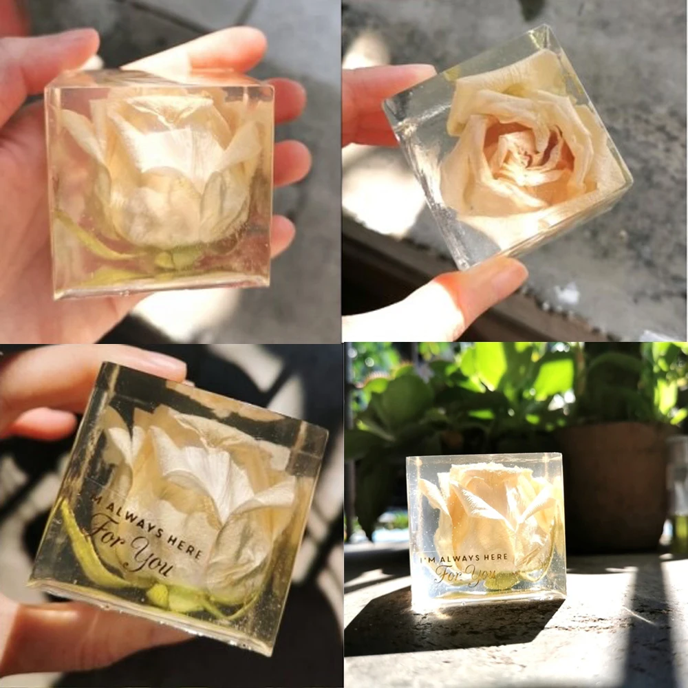 1Pcs Cube Jewelry Epoxy Casting Molds Sets Mixed Style UV Epoxy Resin Molds Tools For DIY Jewelry Making Findings Supplies Kits — zdjęcie 4