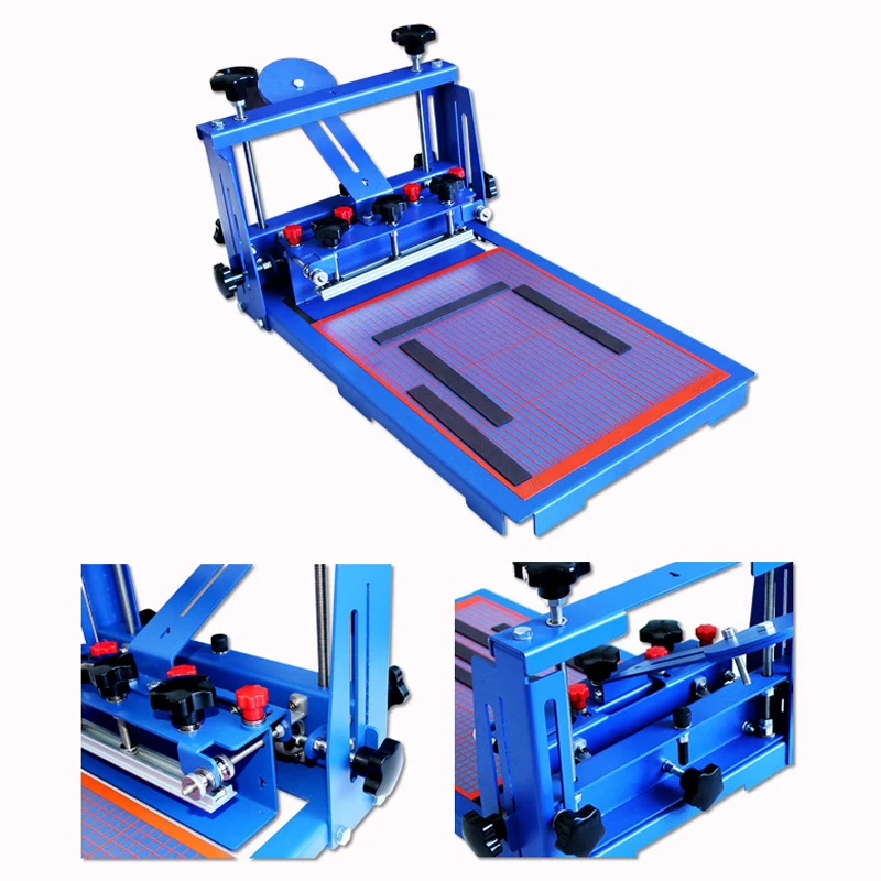 Precision Fine-tuning Fingerprint Screen Printing Station SPE-3XWT280 Manual Screen Print Machine Hand Printing Screen Tools
