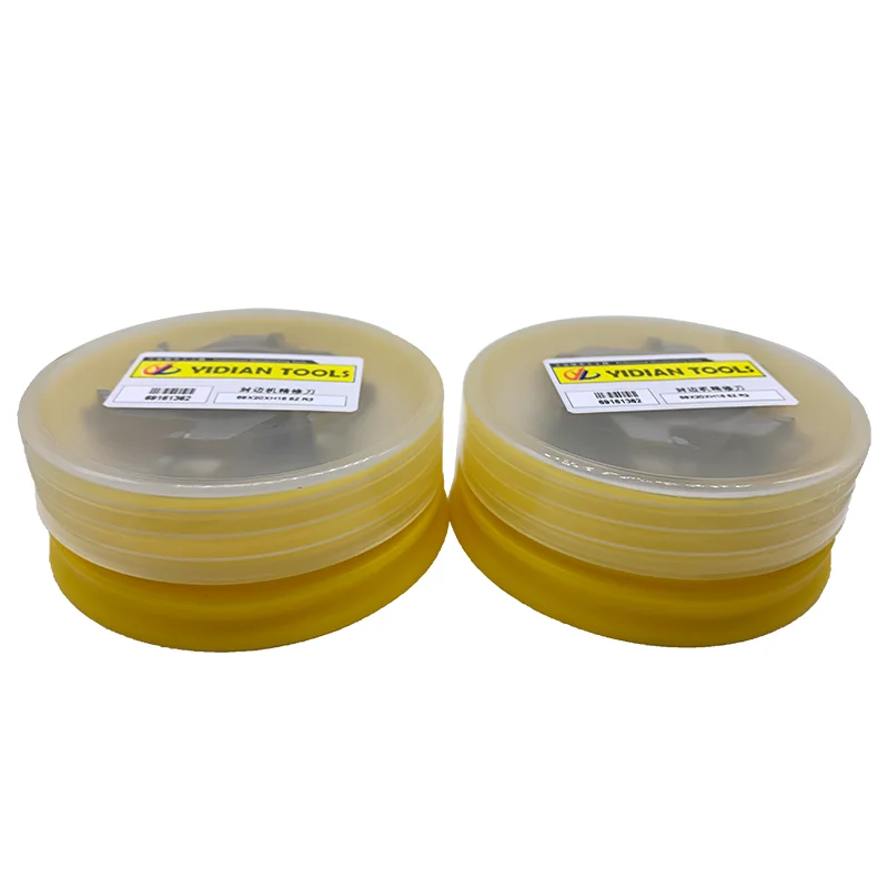 2 قطعة عالية الجودة 68*20*H16*6Z R1.5/R2/R3 الملف الشخصي التشذيب سكين أدوات النجارة غرامة التشذيب القاطع لآلة ربط الحواف