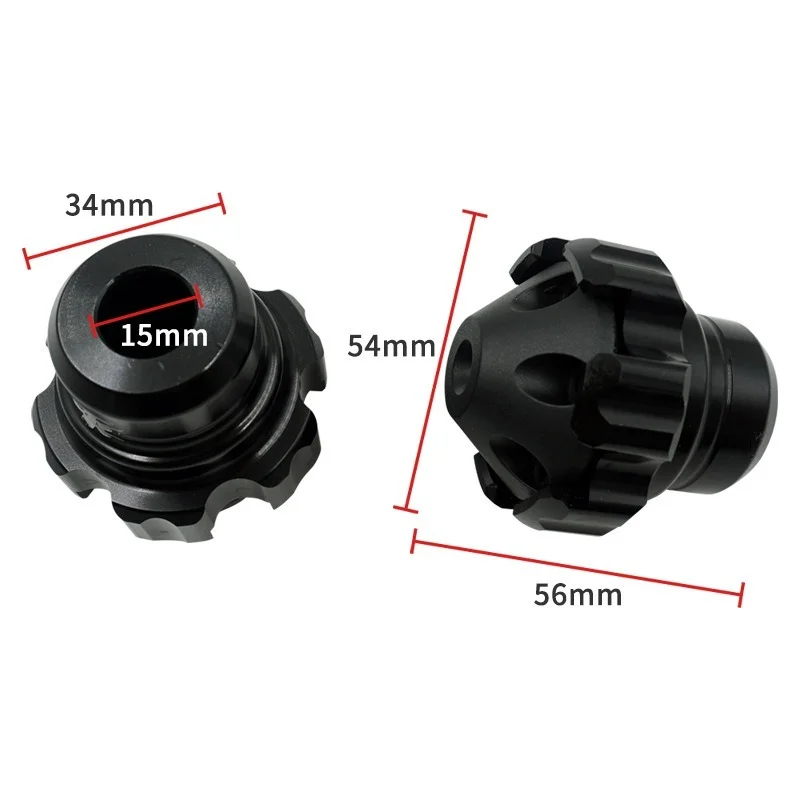 1pair MotorcycleAnti collision front fork cup scooter front wheel aluminum alloy protection anti falling cup damping cup