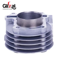 Glixal GY6 50cc to 72cc 80cc Chinese Scooter 47mm Upgrade Big Bore Cylinder Block,4T,139QMB 139QMA Moped