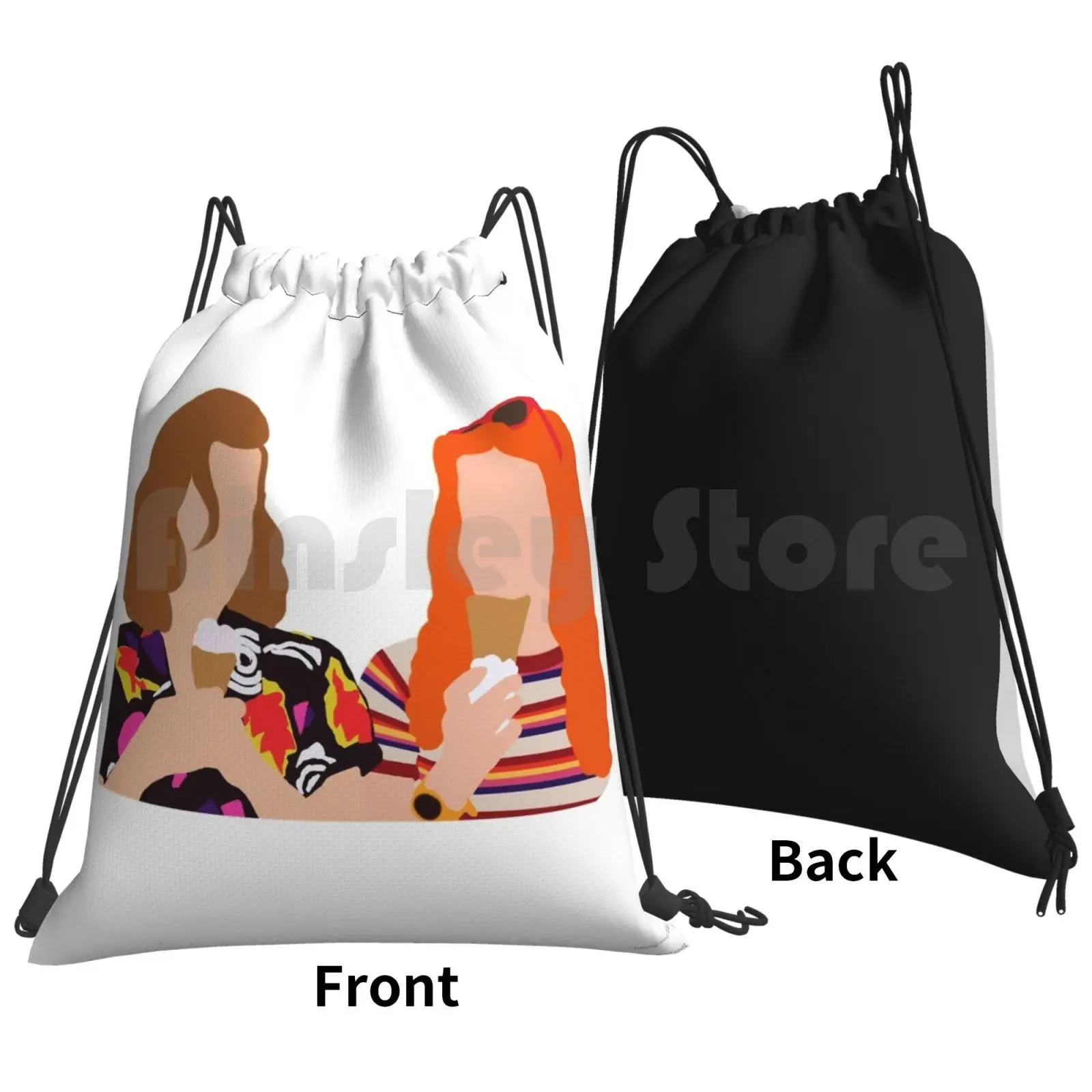 Max And Eleven Backpack Drawstring Bag Riding Climbing Gym Bag Mad Max Eleven Max And El Max And Eleven Max And El Ice Cream