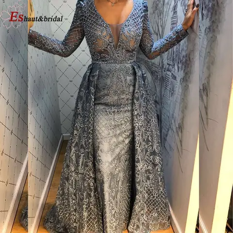 Lace Mermaid Evening Dress 2025 Eshaut&bridal
