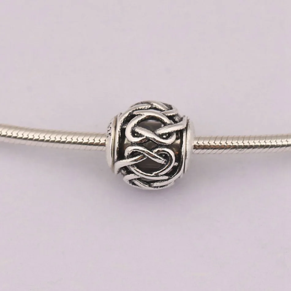 Essence Bead S925 Silver FRIENDSHIP Charm For Essence Bracelet Bangle Lady Jewelry Gift Small Hole