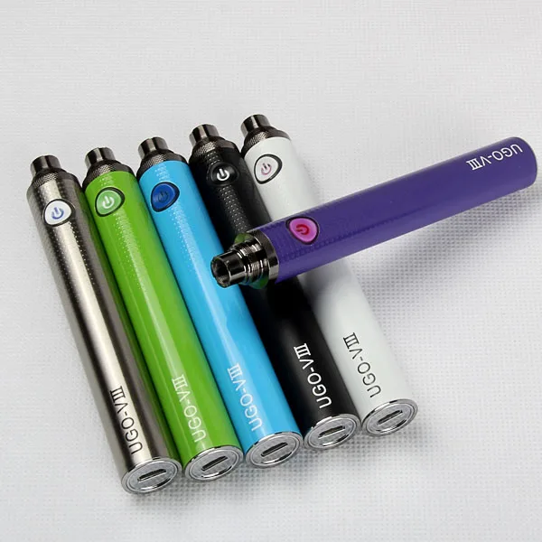 1pc UGO VIII Ego T 1300 mAh Hookah Mini Vaper Pen Battery 510 Thread V3 Passthrough Micro USB Electric Cigarette Vaporizer