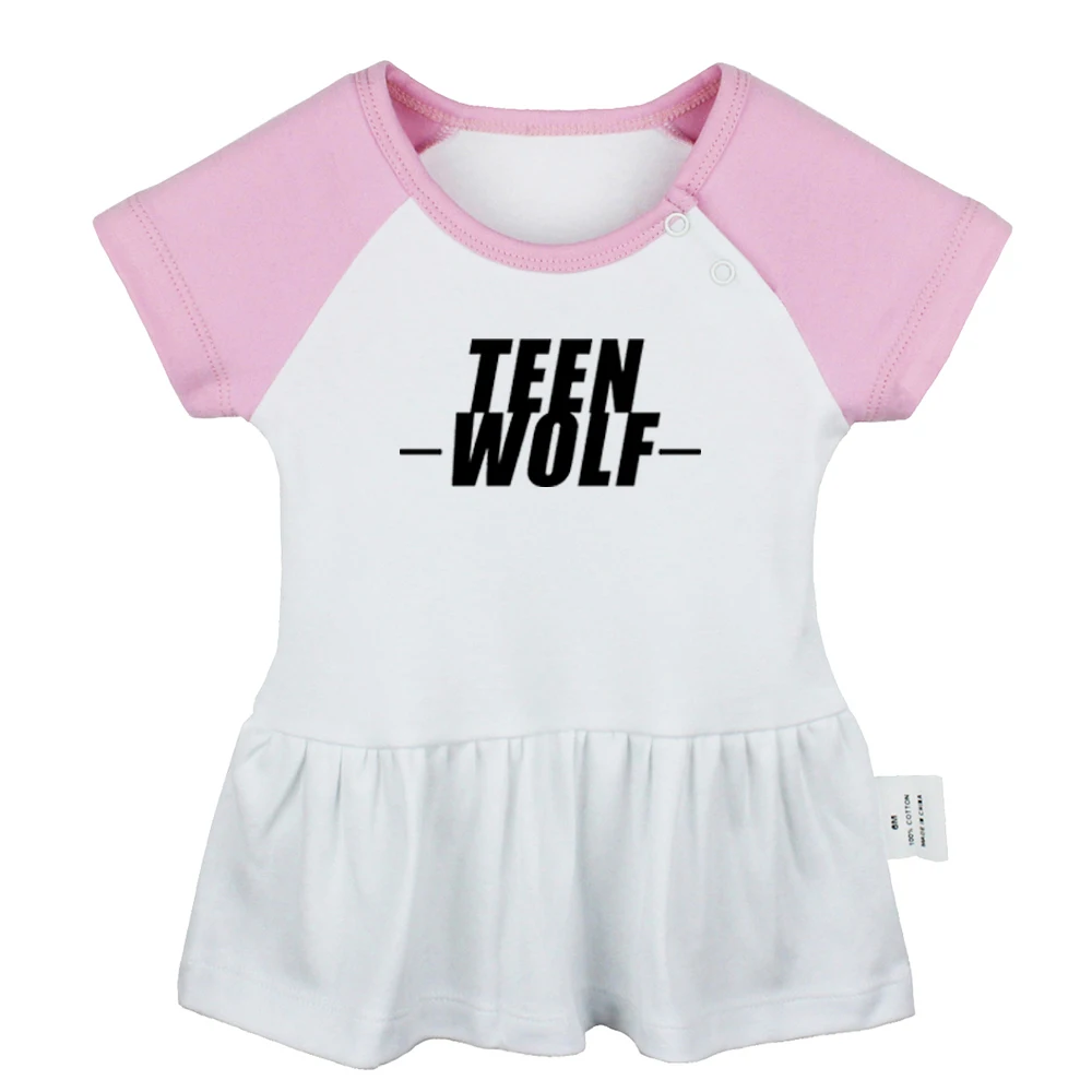 Teen Wolf The Smiths Punk Rock Band Be Different Babe Design Newborn Baby Girls Dresses Toddler Infant Cotton Clothes