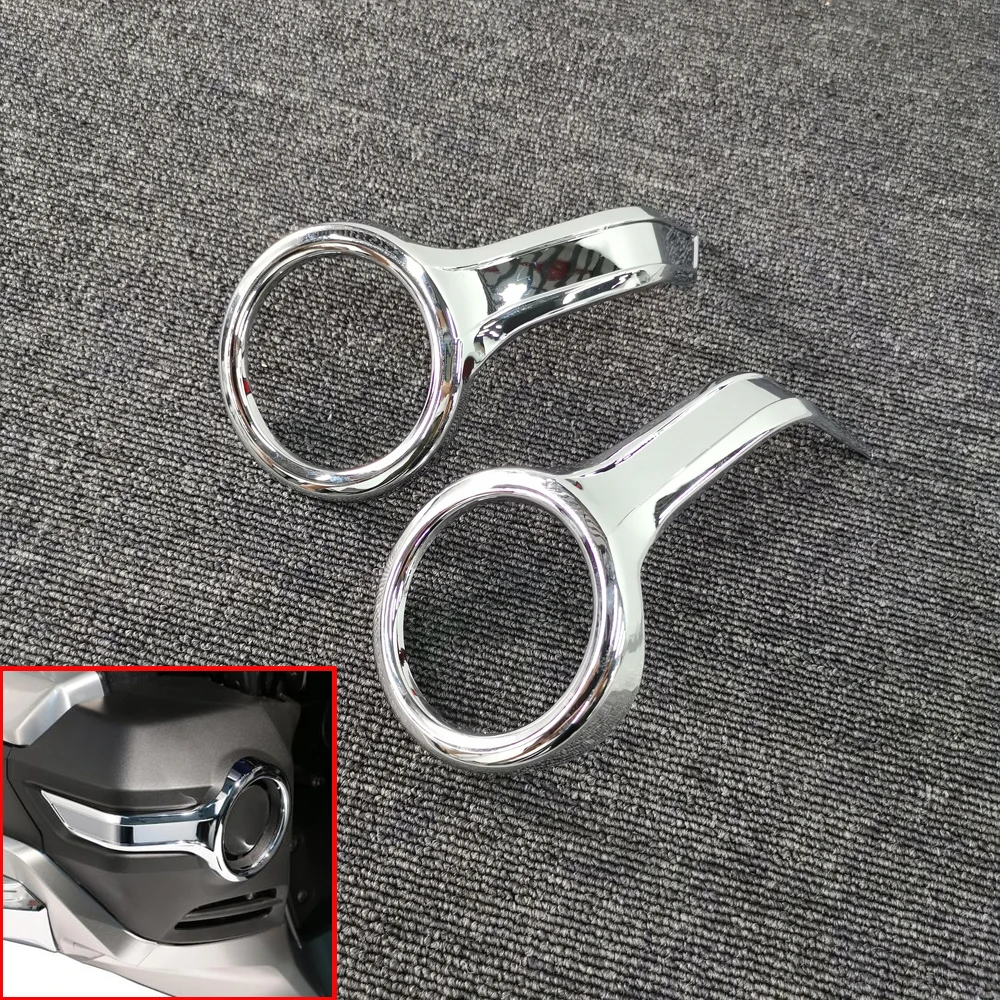 

Chrome Fog Light Trim Rings case for HONDA Goldwing GL1800 2018-2019