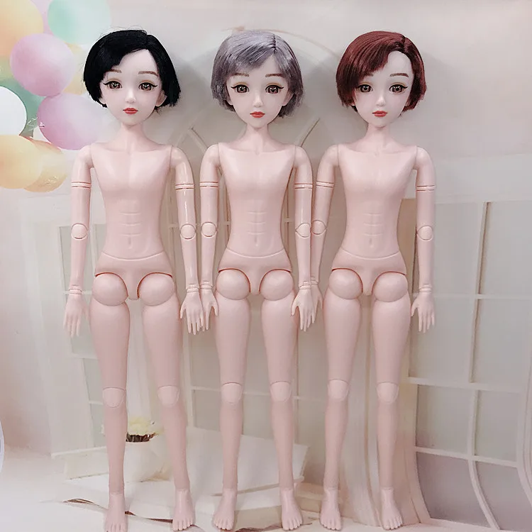 60Cm Áo Búp Bê BJD 22 Di Động Khớp Lớn 1/3 Bạn Trai Đồ Chơi Búp Bê 3D Mắt Trang Điểm Nam Naked Nude Bé Trai hoàng Tử Búp Bê