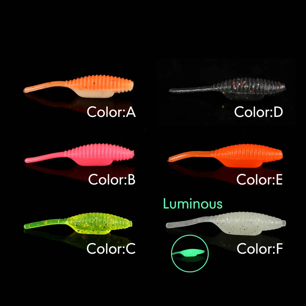 FSTK-Mini Cebo Blando Wobbler de Gusano para Lubina y Perca - imagen 4