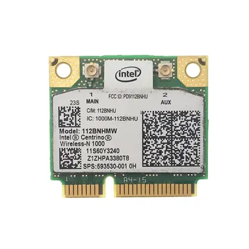 Intel Wireless-N 1000 112BNHMW wifi karty 300 mb/s FRU 660Y3203 60Y3240 60Y3241 dla Lenovo Thinkpad T410 T510 Y460 B460 Z460 G460