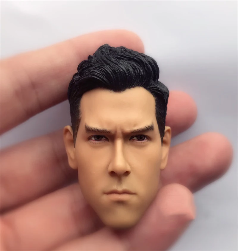 Auf Lager zum Verkauf 1/6 Peng Yu Yan Handsome Guy Asian Superstar Männliche Kopfskulptur für übliche 12-Zoll-Puppen-Actionfigur