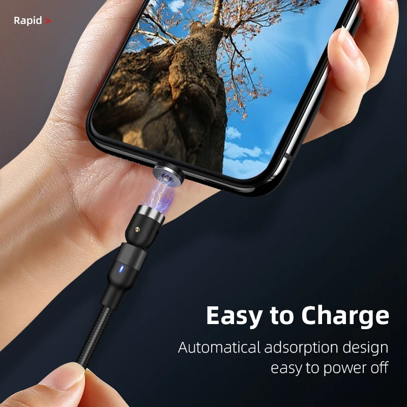 Topข้อเสนอสายโทรศัพท์แม่เหล็กปลั๊กชาร์จMicro-USB Fast Charging Adapter