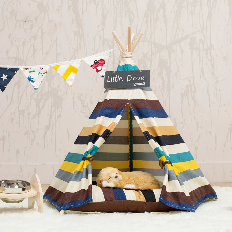 11Colors Available Tent For Dog Puppy Excursion Outdoor Indoor Travel Dog Mats Winter Tent Puppy Bed Cat Kennel Portable Teepee