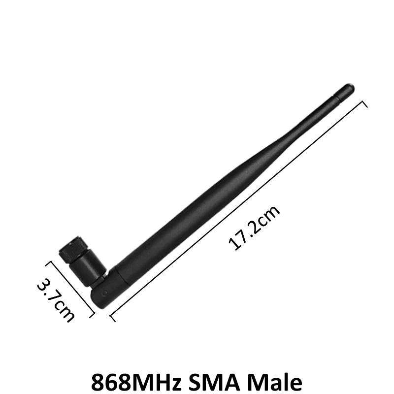 Antenne Z successive pour module lorawan CC1101, gain d\'antenne 5dbi SMA mâle 101lora, câble d\'extension en queue de over, ipex 1 SMA 600, 868, 915,