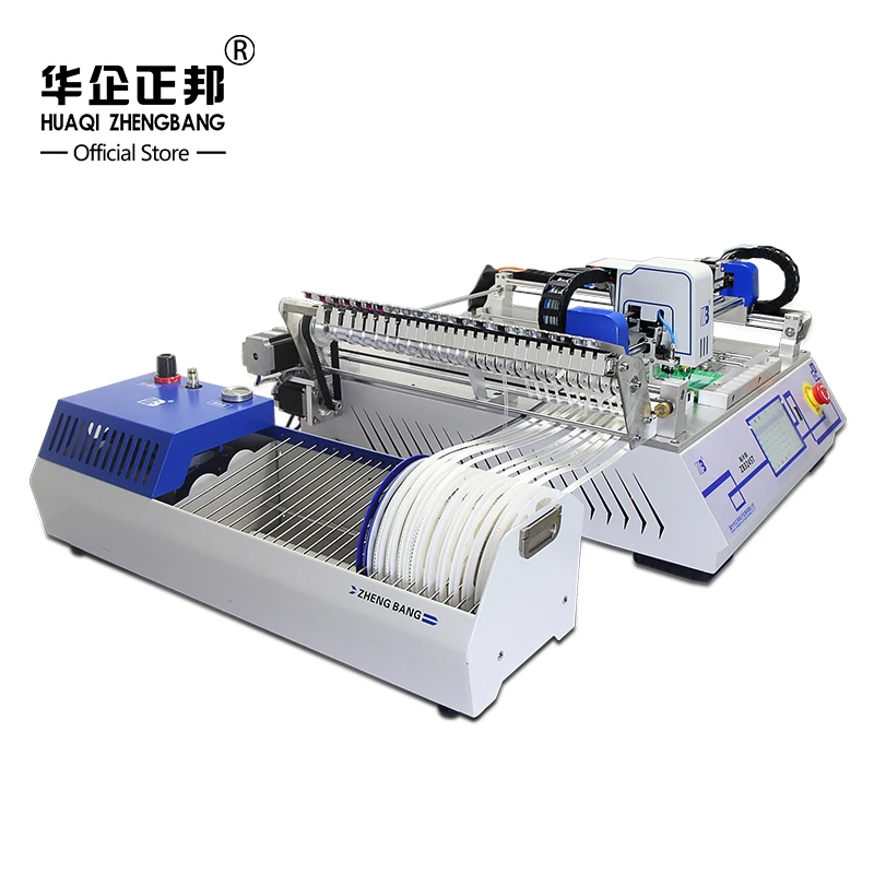 ZB3245T High Speed 2Head Automatic Pick And Place Machine Desktop LED Making Machine Pcb Assembly Machine For Led SMT Production