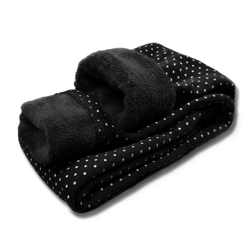 الحلو طماق الفتيات نقطة المخملية السراويل الخريف الشتاء الاطفال القطن تمتد السراويل الدافئة طفل الفتيات مرونة الخصر بنطال ملاصق للجسم