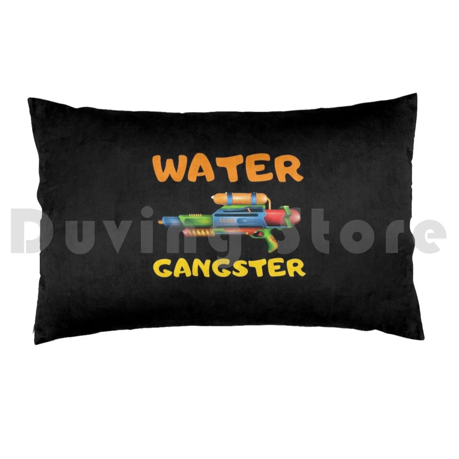 Water Gangster-Best Funny Swimmer Gift | Swimming Pool Pillow Case Printed 50x75 Swimmer Swim Swimming Water