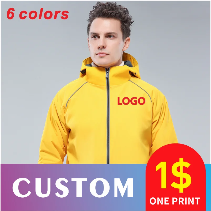 

2021Custom Jacket Windbreaker DIY Photo Logo personality customization women Sport Hoodie wholesale Men Outdoor Waterproof coat