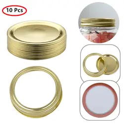 70/86mm Regular Mouth Mason Jar Lids Split Whorl Leak Proof Mason Canning Jar Caps With Wide Mouth Canning Covers Sealing Ring