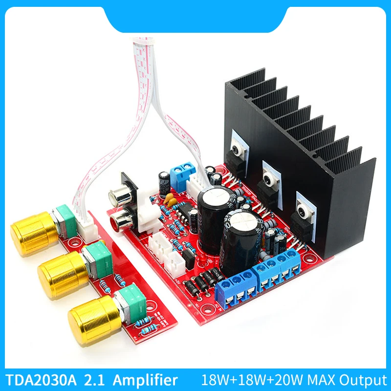 

Плата усилителя мощности TDA2030A, TDA2030, 2.1 канал, сабвуфер, 3-канальная аудиосистема Amp