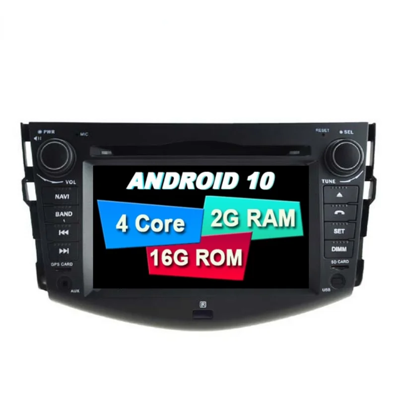 7 inch Android 10.0 Car Audio System For TOYOTA RAV4 2008-2012 Car DVD Multimedia Player