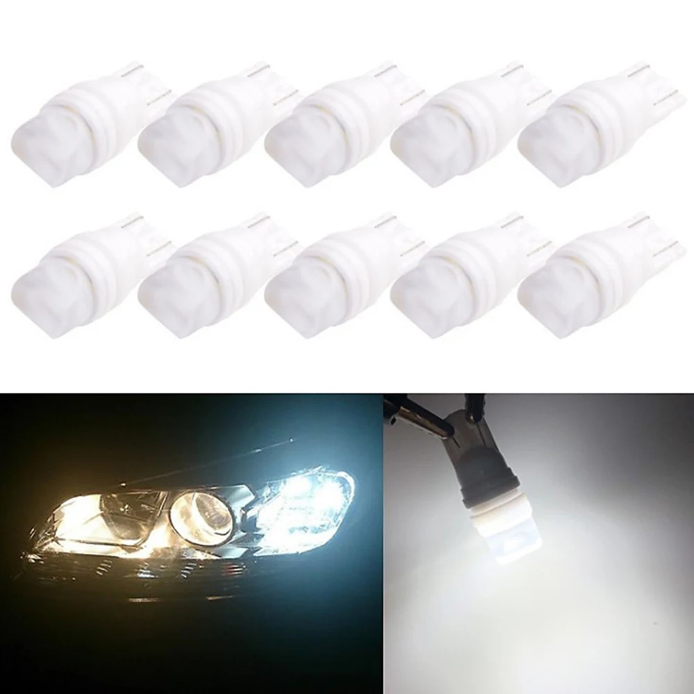 2pcs Led Car Lights Signal Lamps T10 T12 T15 194 175 168 Canbus #555 2835-SMD Chips Interior High Bright Lights LED Reading Bulb