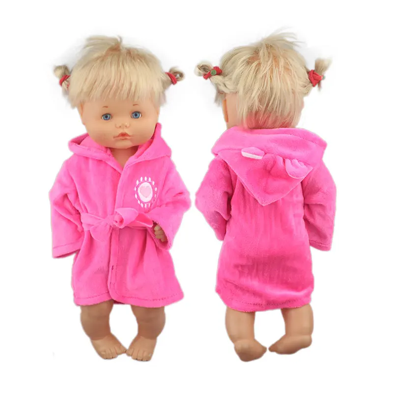 Lovely Bathrobe suit For 42 cm Nenuco Doll 17 Inches Baby Doll Clothes