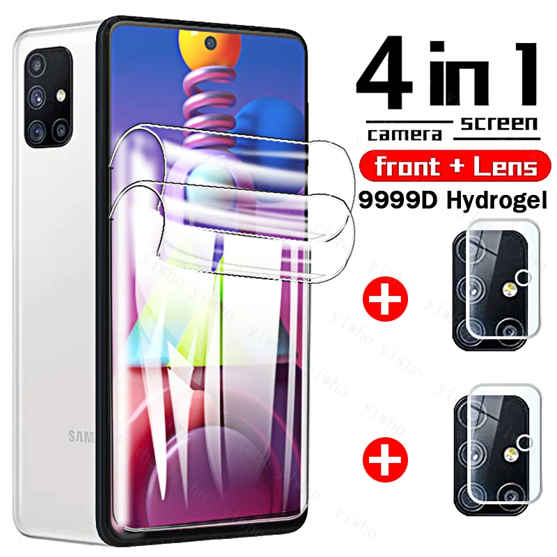 

999D Soft Hydrogel Film for Samsung Galaxy M51 M31s Screen Protector Camera Protective Film M 51 31 S 31s SM-M515F/DSN SM-M317F
