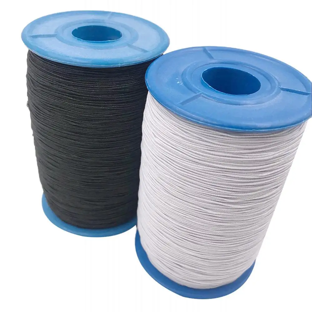 60%  Dropshipping!!500m 2 Rolls 0.5mm Elastic Latex Thread Line Rope Clothes Sewing Accessories