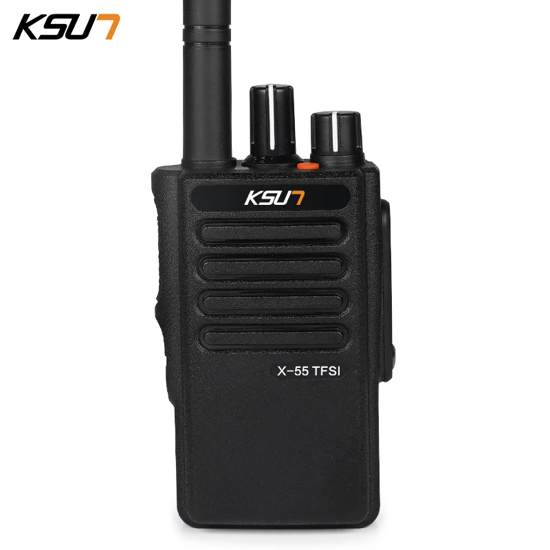 Mini Walkie Talkie profesional de largo alcance, dispositivo de comunicación con antena, recargable, Radio bidireccional, transceptor, KSUN-x55